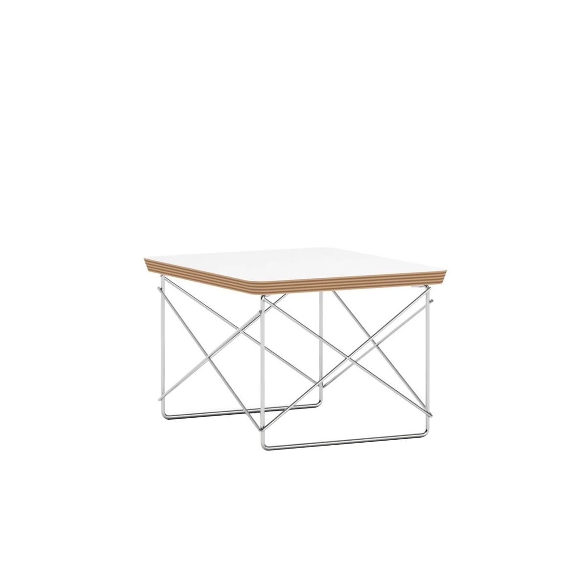 [롯데백화점] 허먼밀러 [허먼밀러 공식딜러] Eames Wire Base Low Table (White/Chrome)