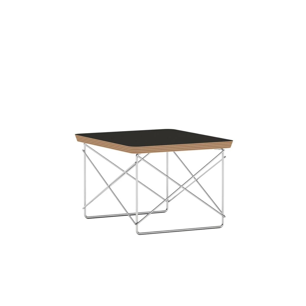 [롯데백화점] 허먼밀러 [허먼밀러 공식딜러] Eames Wire Base Low Table (Black/Chrome)