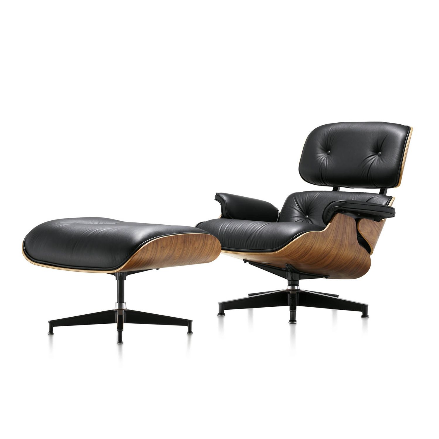[롯데백화점] 허먼밀러 [허먼밀러 공식딜러] Eames Lounge Chair&Ottoman (Black/Walnut)