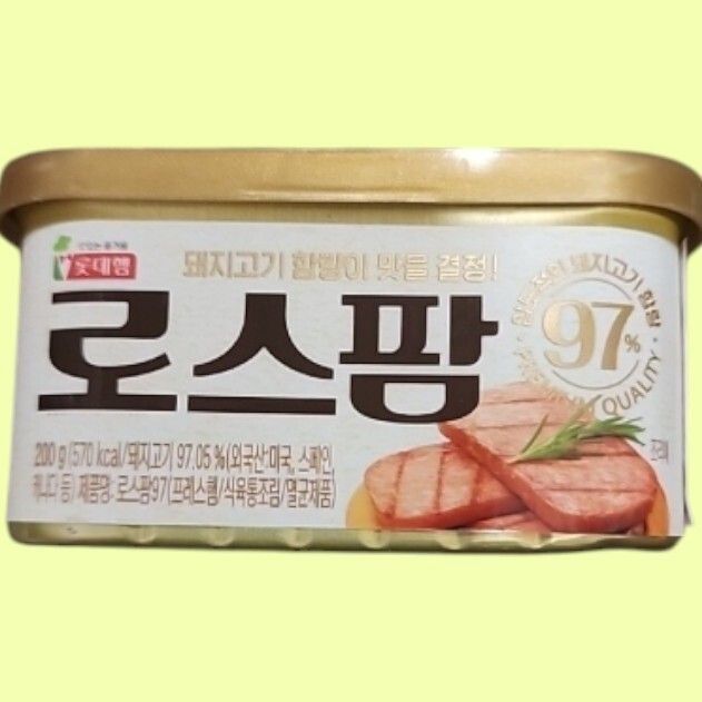 롯데리아 롯데 로스팜97 200g 10캔 통조림햄 깡통햄