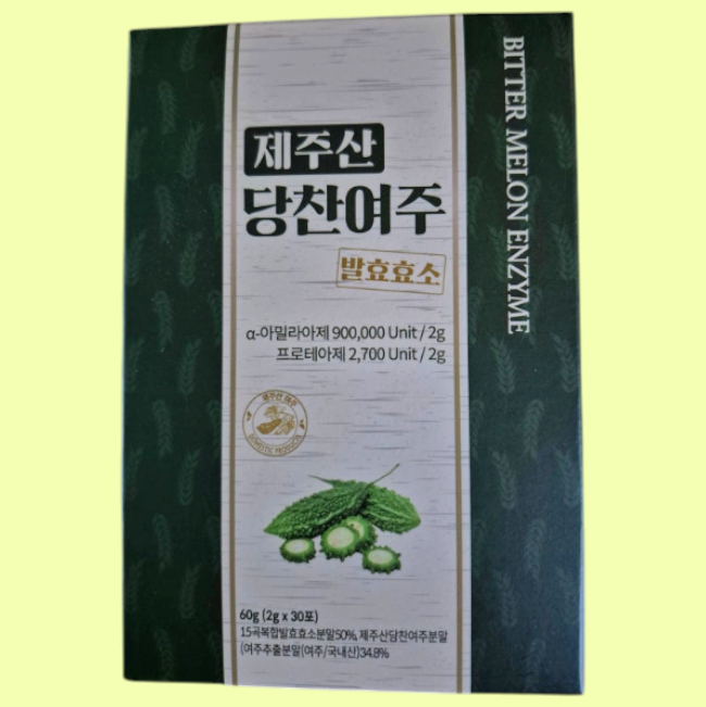 제주산 당찬여주 발효효소 2g x 30포 3박스