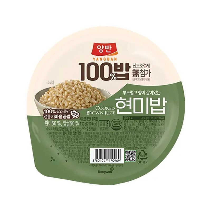 동원 양반100밥 현미밥 130g 24개