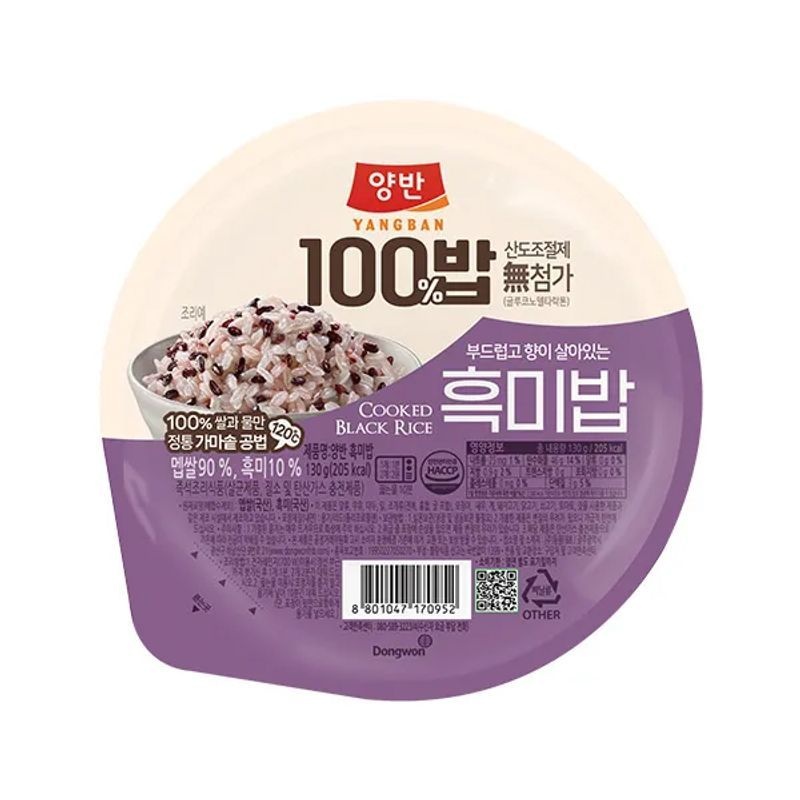 동원 양반100밥 흑미밥 130g 24개