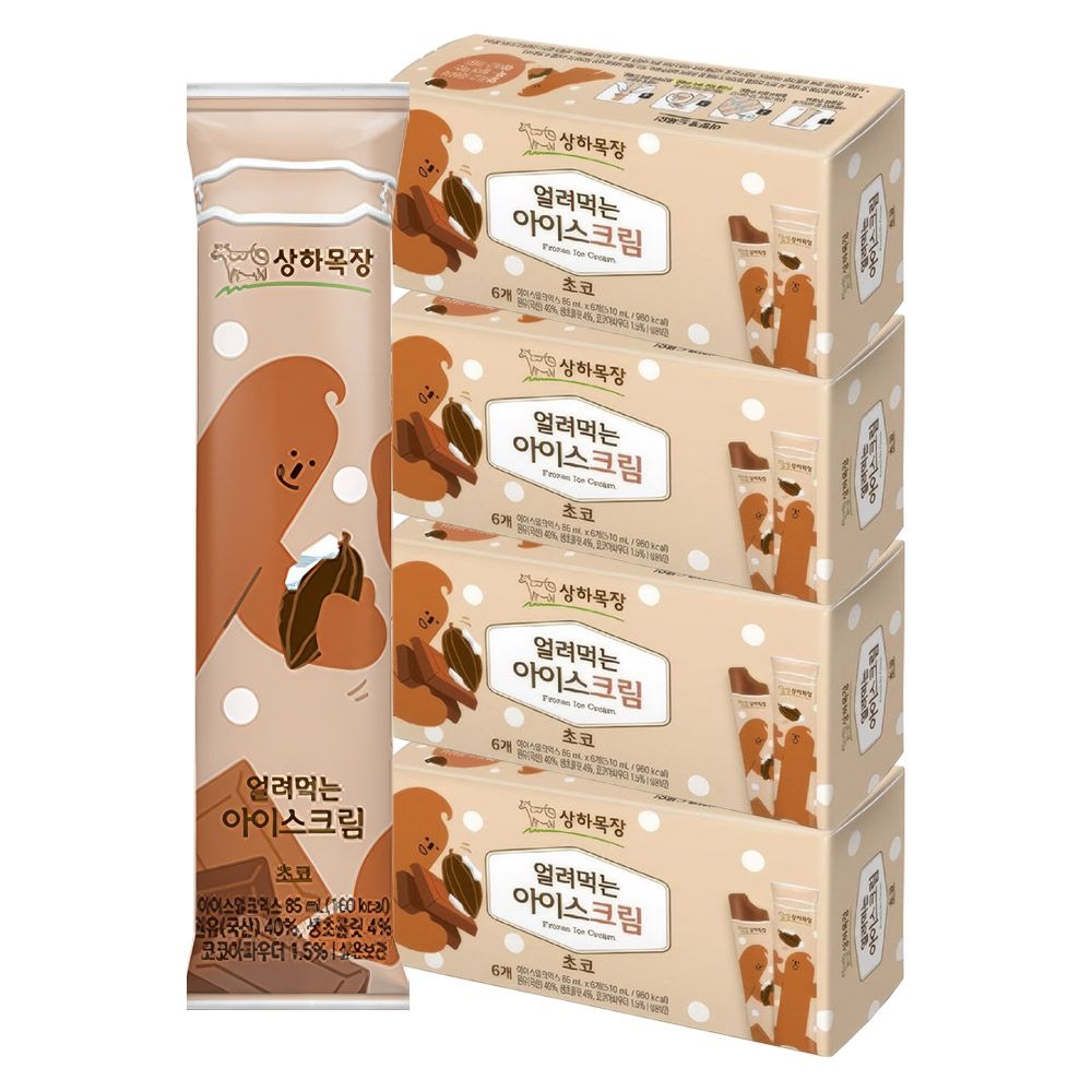 상하목장 얼려먹는 아이스크림 초코 85ml X 24개