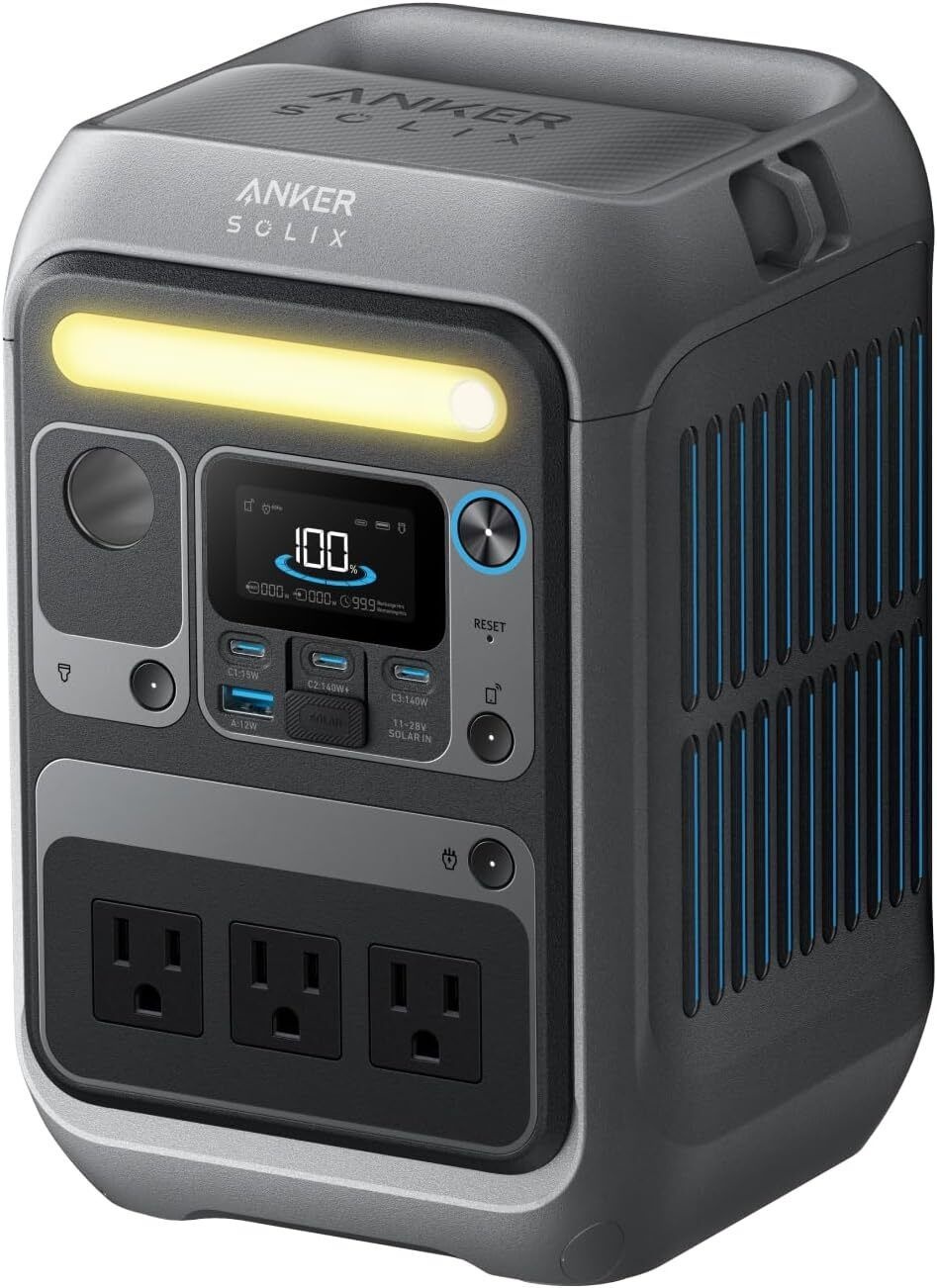 [Anker]앵커 솔릭스 C300 휴대용 전원 공급 장치 288Wh 300W 태양광 발전기 야외-리퍼브 921261