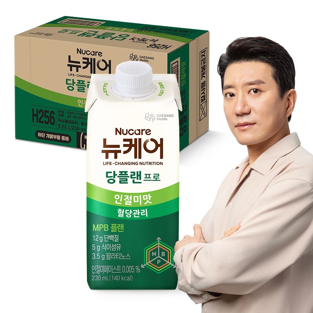 [본사] 뉴케어 당플랜 프로 인절미맛 (230mlx24팩), 1박스 (당플랜프로 곡물맛 230ml(24입). 1박스)