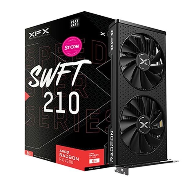 XFX Radeon™ RX 7600 SWFT 210 CORE D6 8GB 4046952