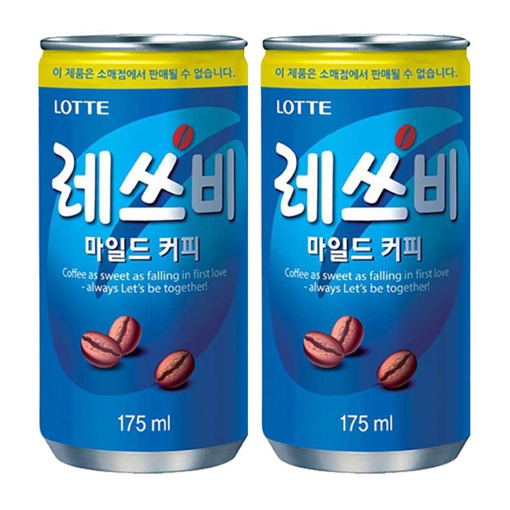 [온누리7%혜택]롯데 레쓰비 업소용 175ml 60캔 캔커피