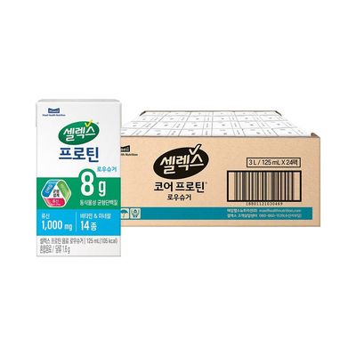 셀렉스 마시는 프로틴 음료 로우슈거 125ml 24팩 (1박스)