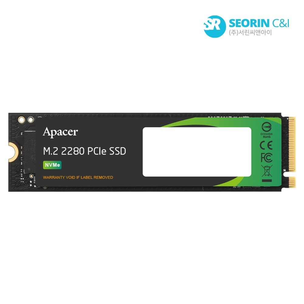 [서린공식] Apacer AS2280F4L M.2 NVMe (1TB)