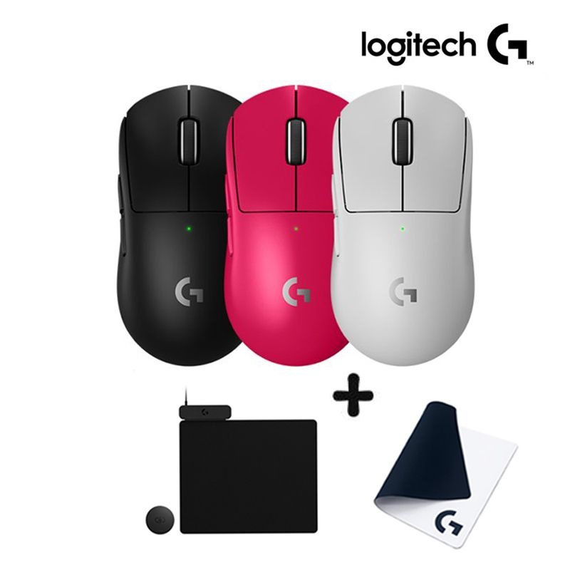로지텍G 로지텍코리아 G PRO X SUPERLIGHT 2 무선 게이밍 마우스 + 파워플레이2 POWERPLAY2 세트 + 마우스패드