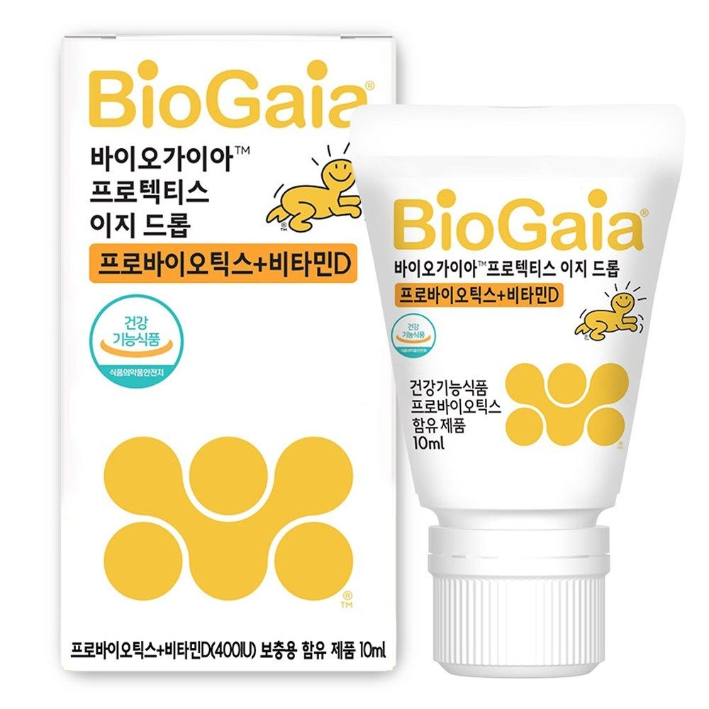바이오가이아 프로텍티스 이지 드롭 프로바이오틱스 + 비타민D 10ml 1개
