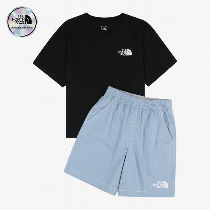 [노스페이스 키즈 공식] 키즈 하이크 EX 크루세트 NT7US22S_BLK