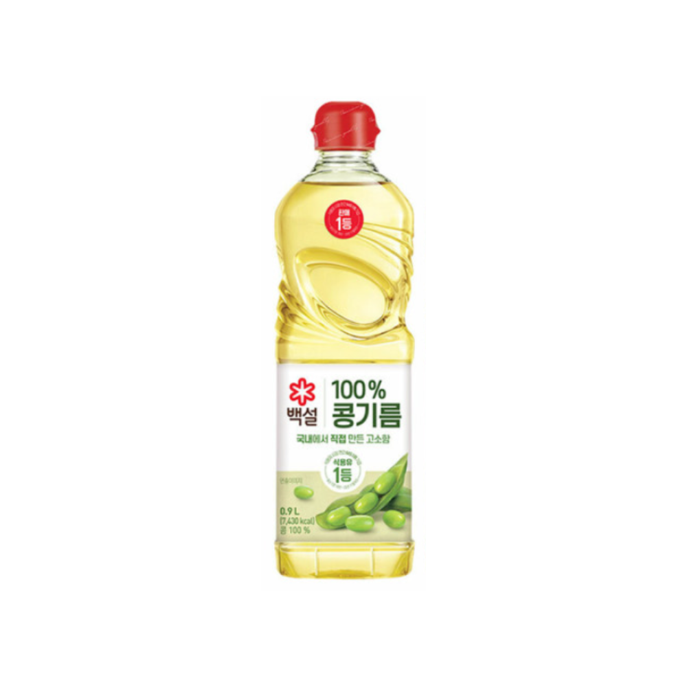 백설 콩기름 식용유 900mlx4개