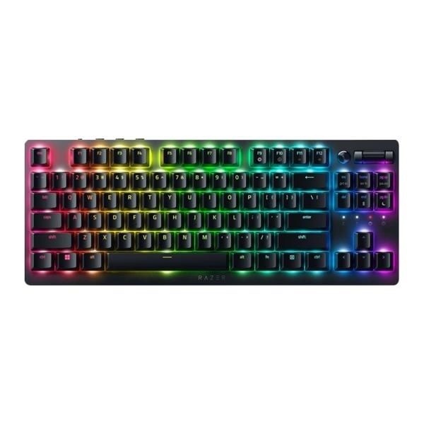 RAZER 레이저코리아 유.무선.블루투스 기계식 키보드 DeathStalker V2 Pro TKL Linear Red US 데스스토커 프로 영문 광축리니