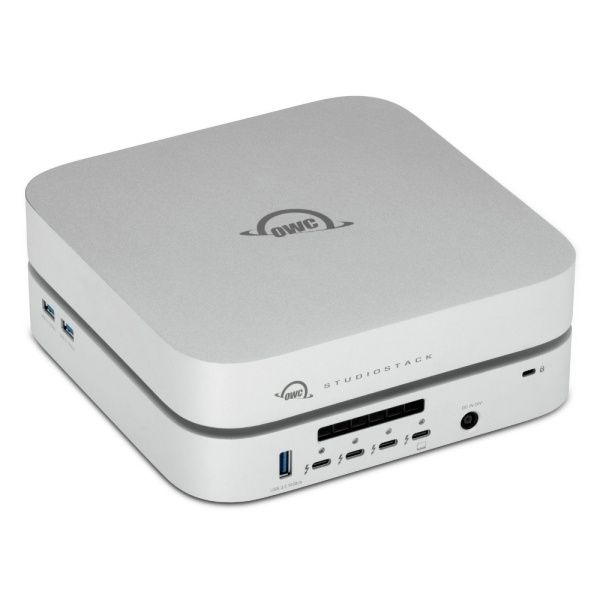 OWC 도킹스테이션 StudioStack Thunderbolt 5 스택형 스토리지 + 멀티 허브 3.5 외장케이스M.2 NVMe 4051049