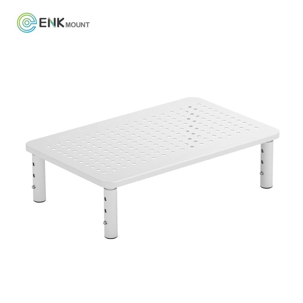 엔키마운트 3단계 높이조절 모니터 받침대 ENK-DT100 화이트