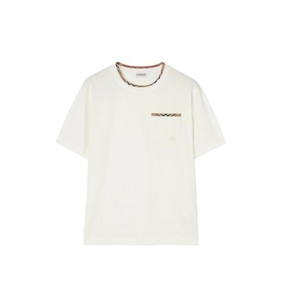 [해외] 버버리 26FW 버버리 반팔 티셔츠 8127629 RYAN CC B7078 WHITE
