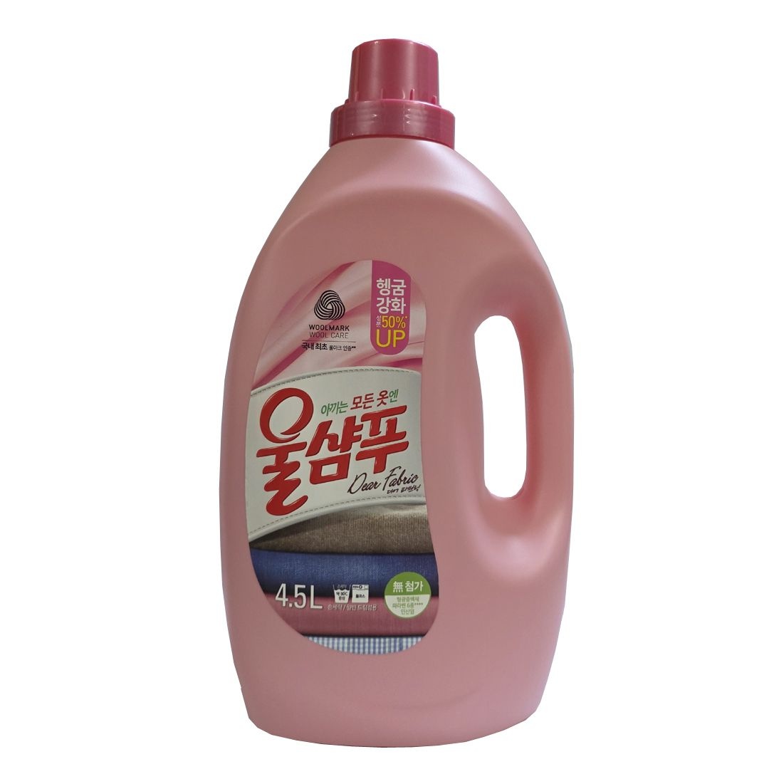애경 울샴푸 디어 패브릭 4.5L 울세제 중성 드럼겸용