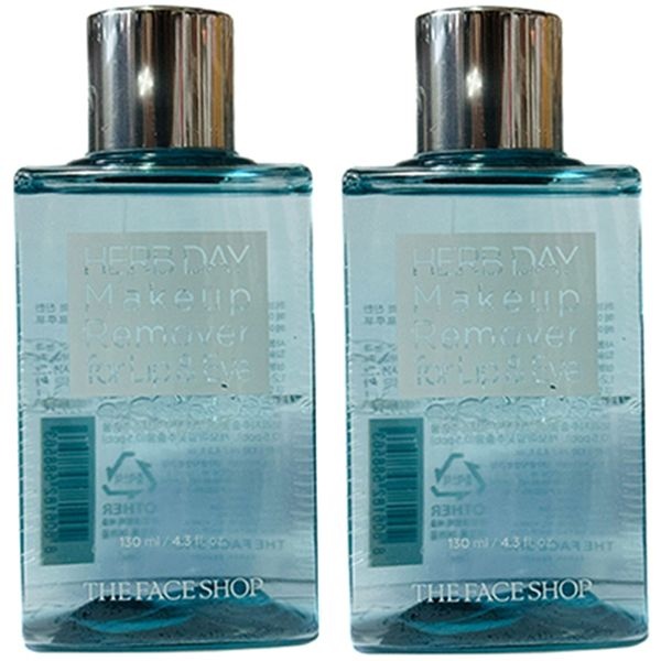 비욘드 더페이스샵 허브데이 립앤아이 메이크업 리무버 워터프루프 2개세트 (130ml+130ml)