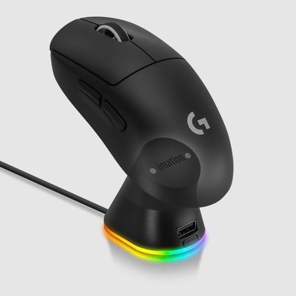 이메이션 충전독2 RGB 로지텍마우스전용 차징독2 화이트USB 4051878