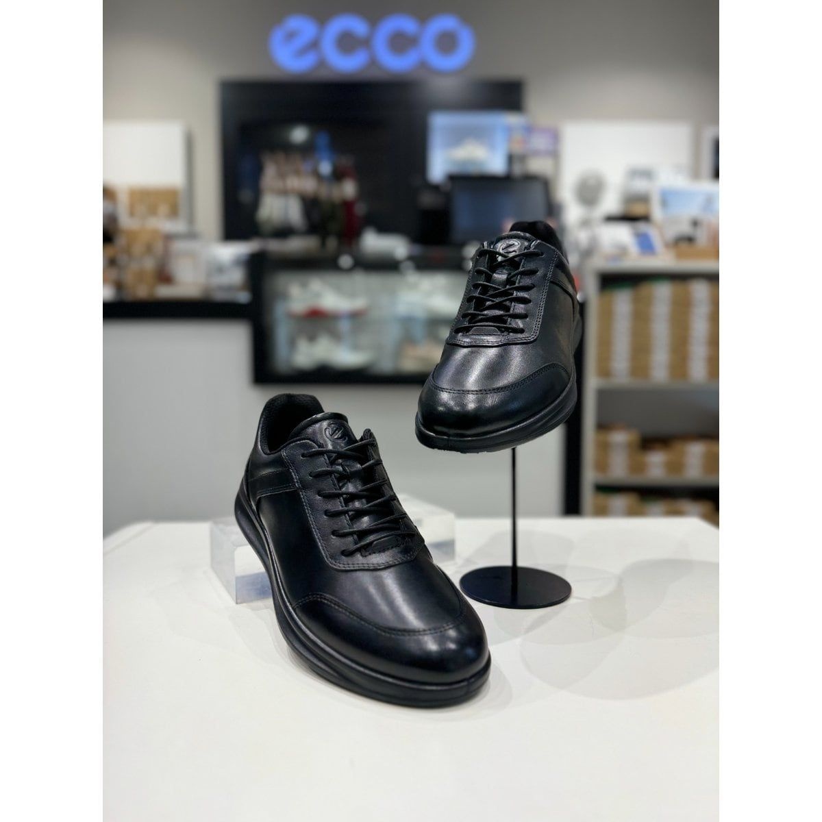 에코 ECCO 남성 아쿠엣 베스트 비즈니스 클래식 캐주얼 데일리 스니커즈 블랙 브라운 207124 41901
