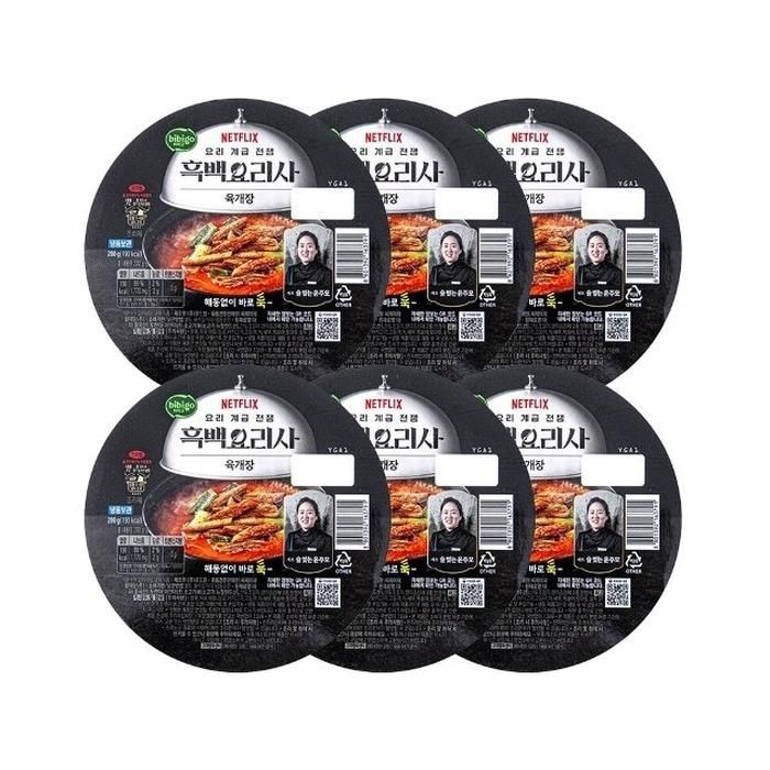 CJx흑백요리사 육개장 200g x6개