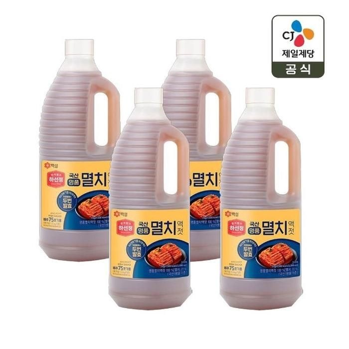 하선정 명품국산 멸치액젓 3kg x4개