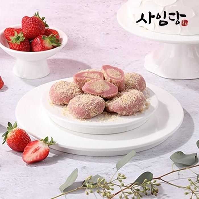 [사임당] 딸기 생크림케익 찹쌀떡 240g(40g x 6개) x 1박스