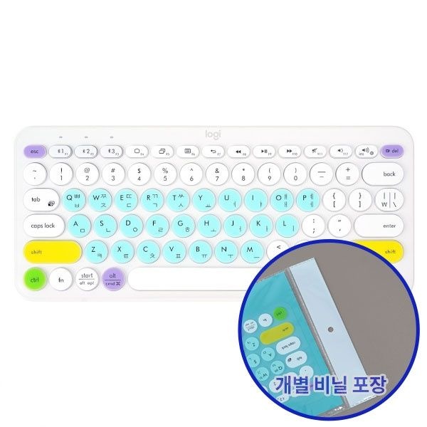 UnKnown 로지텍 실리콘키스킨 호환모델 : K380 K380S 로지텍코리아 핑크 개별포장 4052463