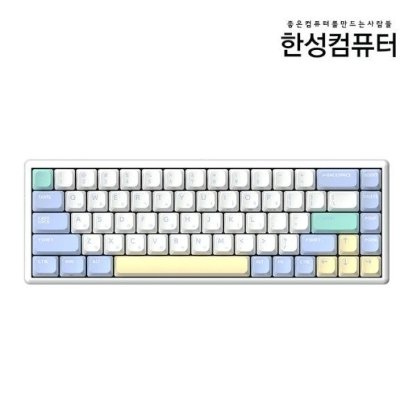 한성컴퓨터 유 무선.블루투스 무접점 미니키보드 GK868B PRO 동그리 8K Forcelink 래피드드트리거 68키배열 머랭35G 405264
