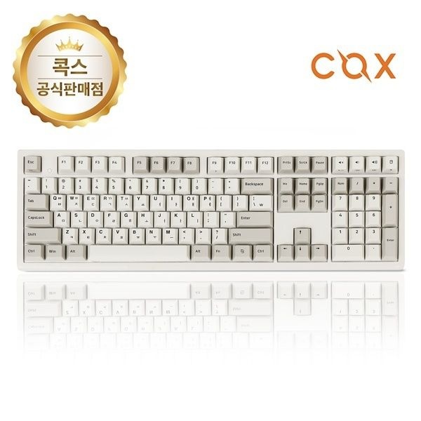COX 유선 무접점 키보드 Empress Original 엠프리스 오리지널 PBT 50G 레트로USB 4052680