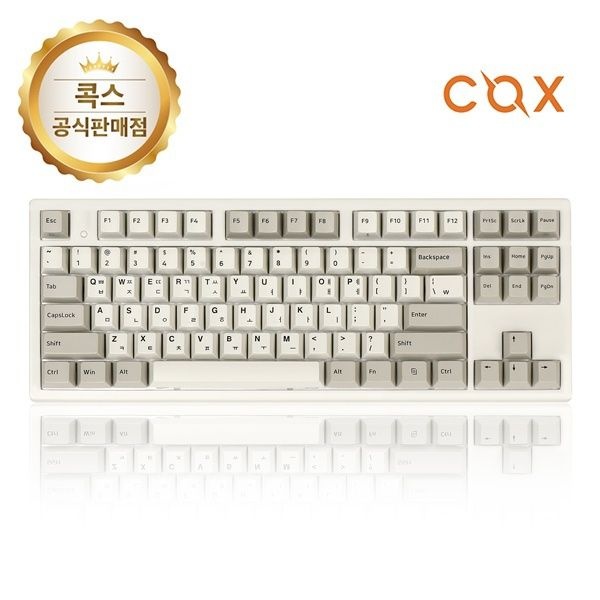 COX 유선 미니 무접점 미니키보드 Endeavour Original 엔데버 오리지널 PBT 50G 레트로USB 4052623