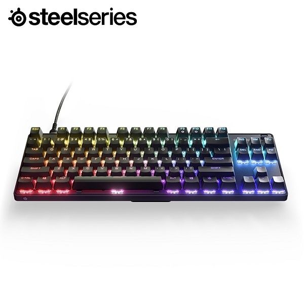 스틸시리즈 유선 기계식 미니키보드 Apex 9 TKL 에이펙스 텐키리스 엠앤웍스 영문자판 블랙USB 4052726