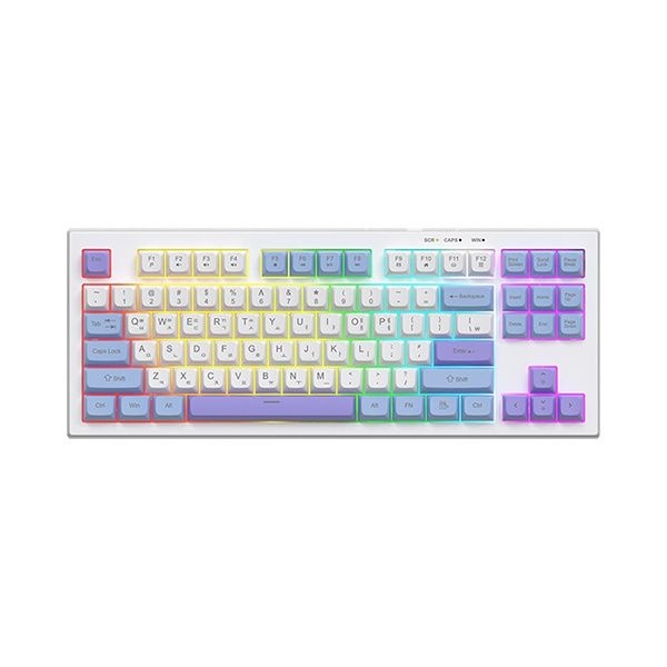 UnKnown COX 유선 미니키보드 CMK87 TKL 멤브레인 바이올렛 4053034