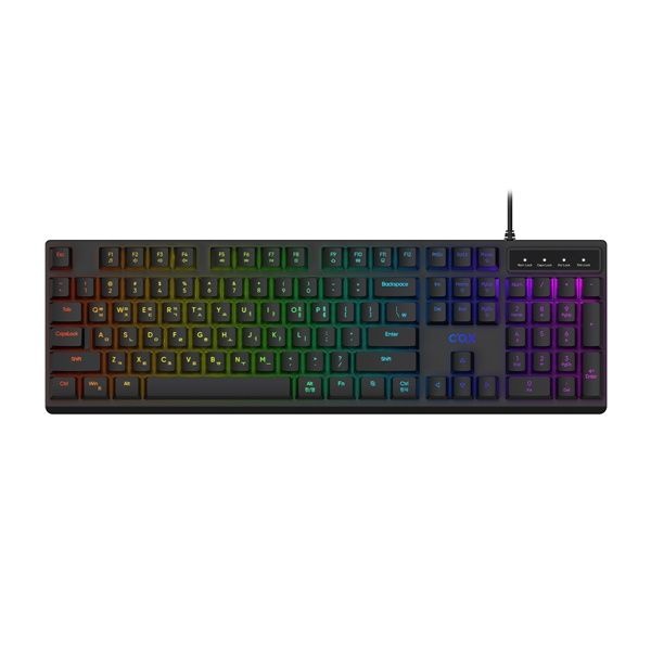 UnKnown COX 유선 키보드 CKM400K LED 블랙 4053153