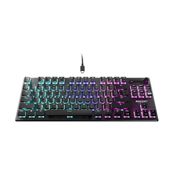 ROCCAT 유선 기계식 미니키보드 VULCAN TKL 벌칸 텐키리스 대원CTS 적축 한영자판 블랙USB 4053300