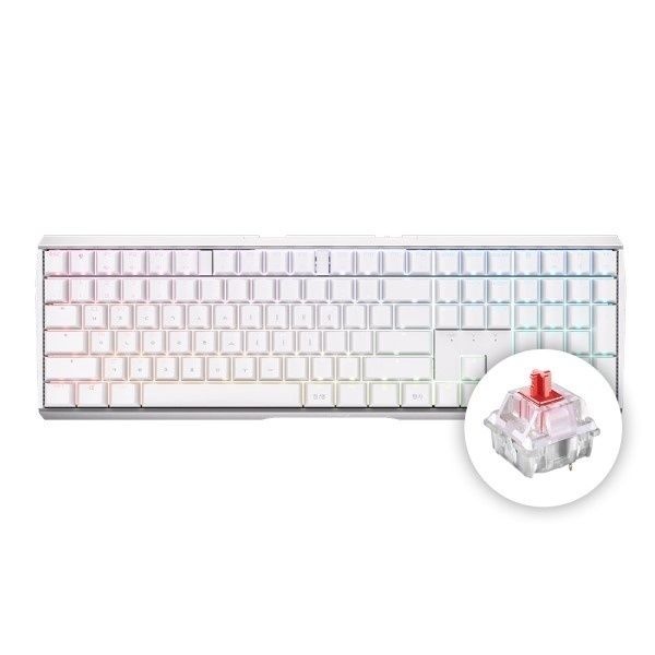 Cherry 유.무선.블루투스 기계식 키보드 MX BOARD 3.0S RGB 화이트 G80-3872HYAKR-0 리니어 적축 4053546