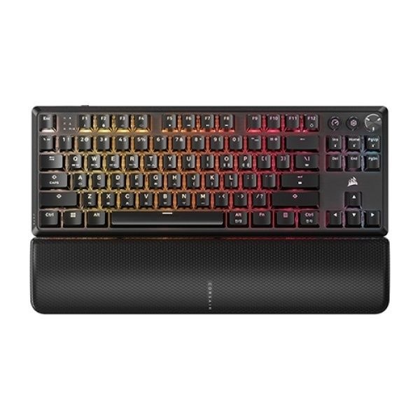 UnKnown CORSAIR 무선 기계식 키보드 K70 RGB CORE TKL 한글자판 블랙무선 저소음 은축 4053606