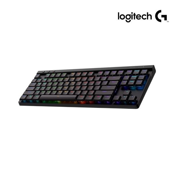 로지텍 무선 블루투스 기계식 키보드 로지텍G G515 LIGHTSPEED TKL 로지텍코리아 텐키리스 블랙택타일 4053608
