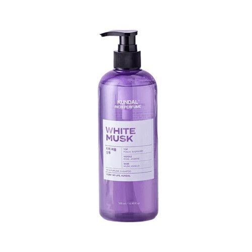 쿤달 리치 퍼퓸 샴푸 500ml 화이트머스크