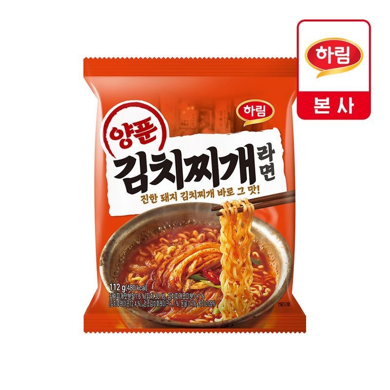 하림 양푼김치찌개라면 112g 1개