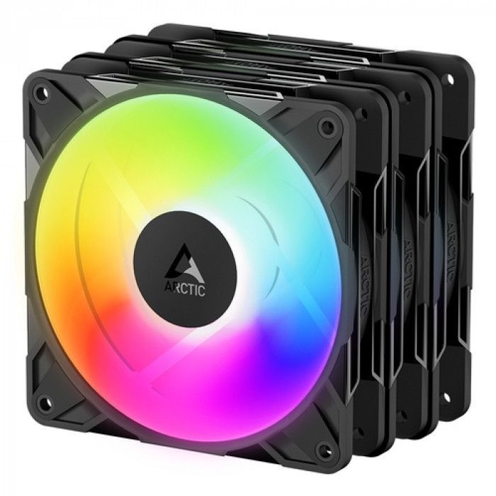 ARCTIC P12 Pro ARGB Reverse 시스템 쿨러 (3팩 블랙)