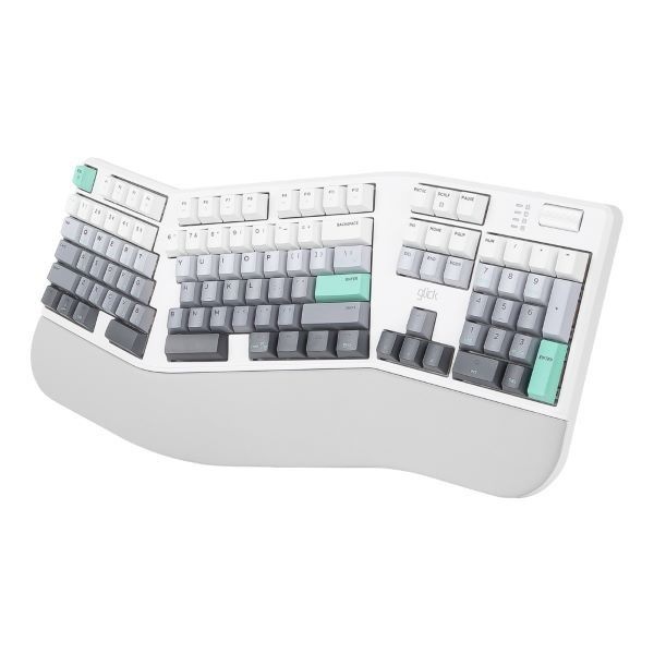 UnKnown G-Clicker 유 무선 블루투스 기계식 키보드 지클릭커 OFFICEPRO EK600 인체공학 풀윤활 옐로우 블랙도각도각 4053894