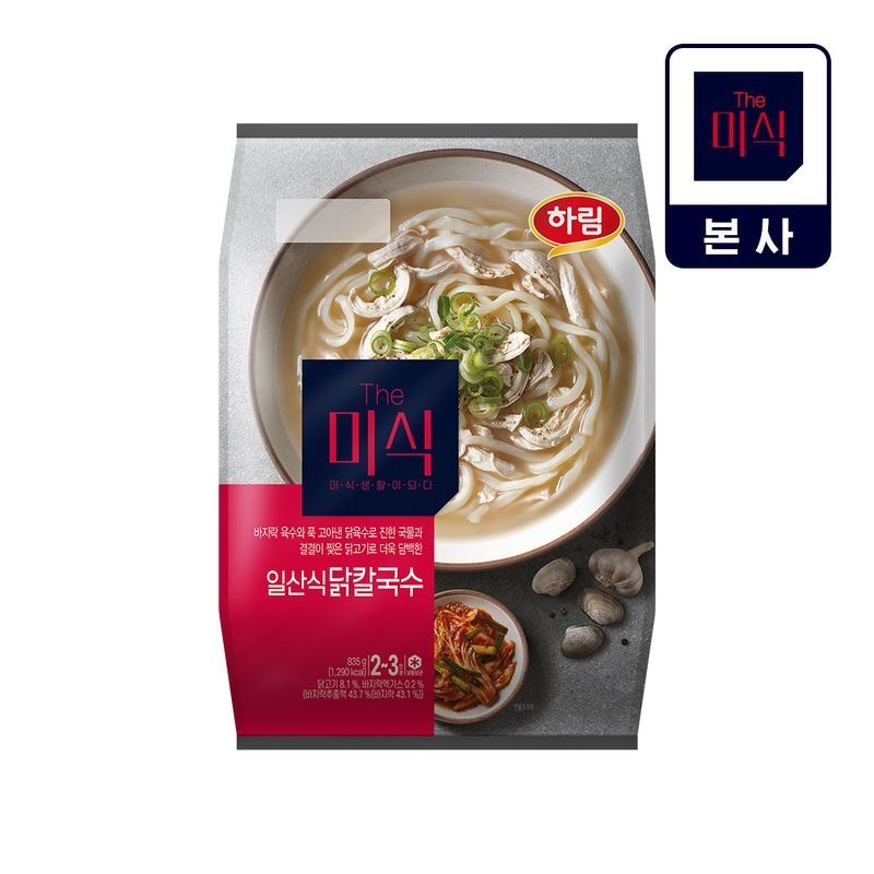 더미식 일산식닭칼국수 밀키트 835g