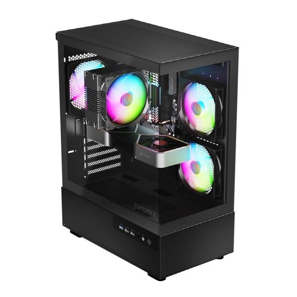 마이크로닉스 COOLMAX 멜로디 View 미들타워 화이트 4046860
