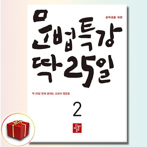 문법특강 딱 25일 2 디딤돌 (644711)