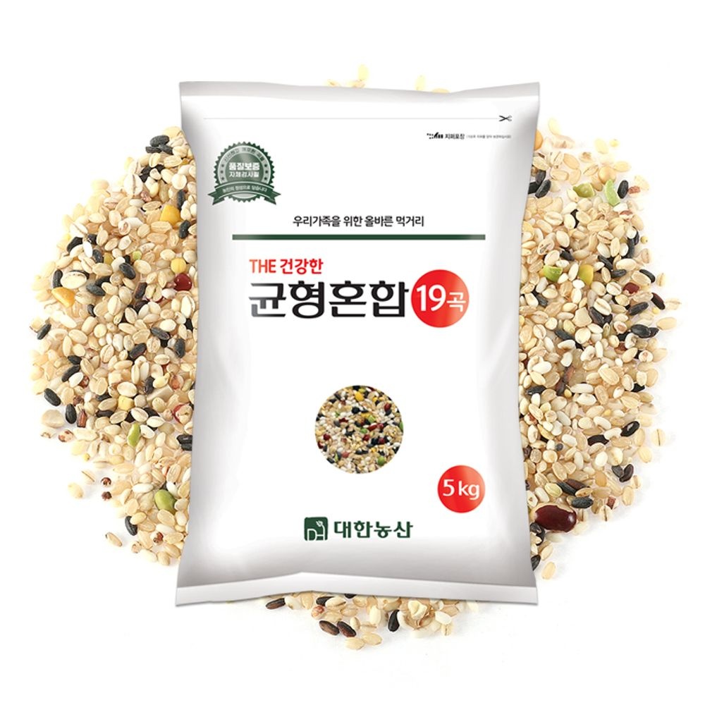 대한농산 균형 혼합곡 19곡 5kg 잡곡쌀 현미쌀