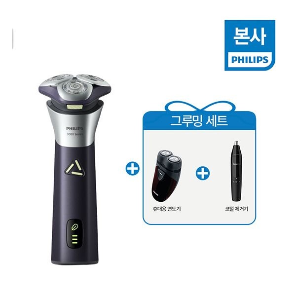 [Philips Counsumer Lifestyle B.V]필립스 [필립스(전자)] [풀구성] 면도기 스킨프로 S3885 + 휴대용면도기 + 코털제거기