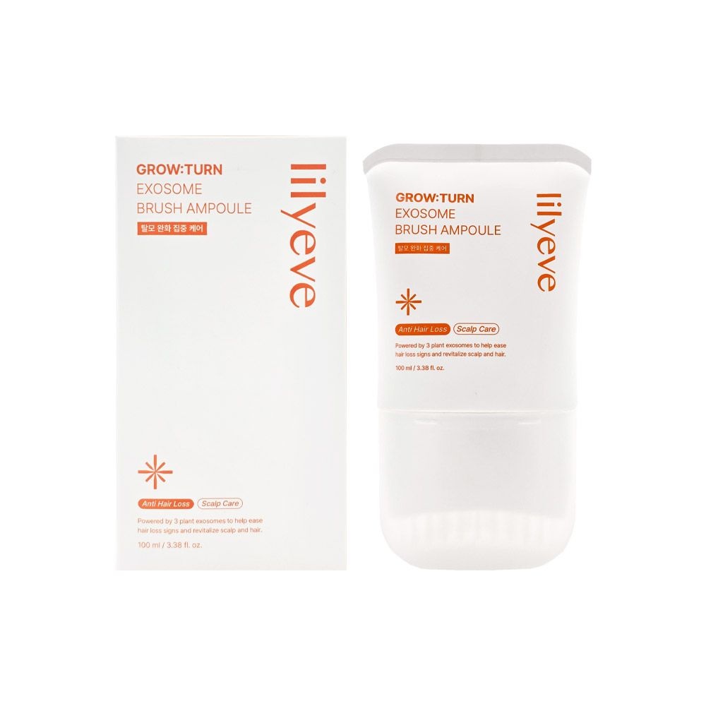 릴리이브 그로우턴 엑소좀 브러쉬 앰플 100ml 탈모 두피 케어